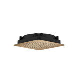 AXOR Citterio C Showerhead 270 Square 1-Jet Flush Ceiling, 1.75 GPM