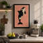 Leaping Orca Mid-Century - Wrapped Canvas-368844531-368844542