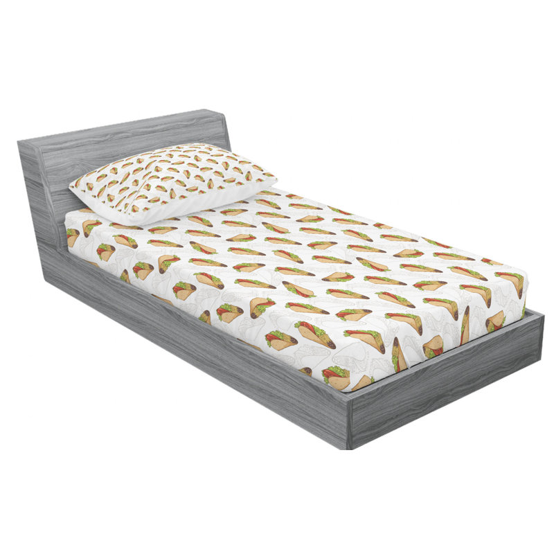 Microfiber Sheet Set, Twin XL Sheet Set + Fitted Sheet + 1 Pillowcase