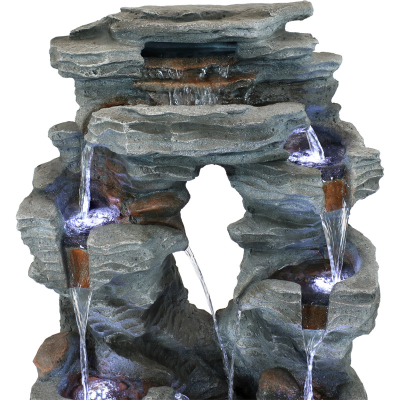 Wahl Weather Resistant Floor Fountain with Light