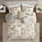 7 Piece Textured Cotton Blend Comforter Set King