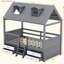 Structure de lit en bois-128966639