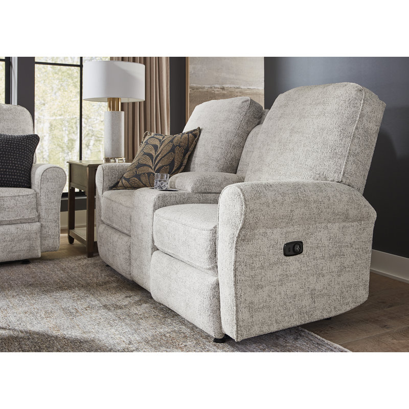 Upholstered 64.5'' Power Reclining Loveseat, Cruise Adrift