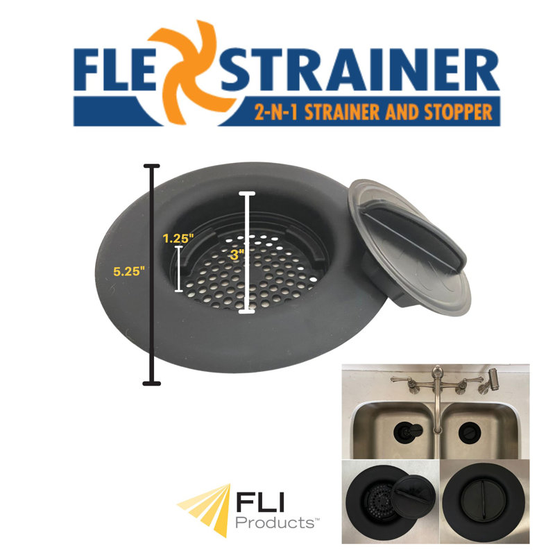 Évier de cuisine et crépine Flex Strainer