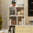 100.8'' W Stretchable L-Shaped TV Stand Console Table With Flip Down Cabinet Doors And Multiple Open Shelves(75.2'' W To 100.8'' W)