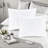 Reversible White Bedding Sets, Polyester Comfort, Modern Design For Bedroom