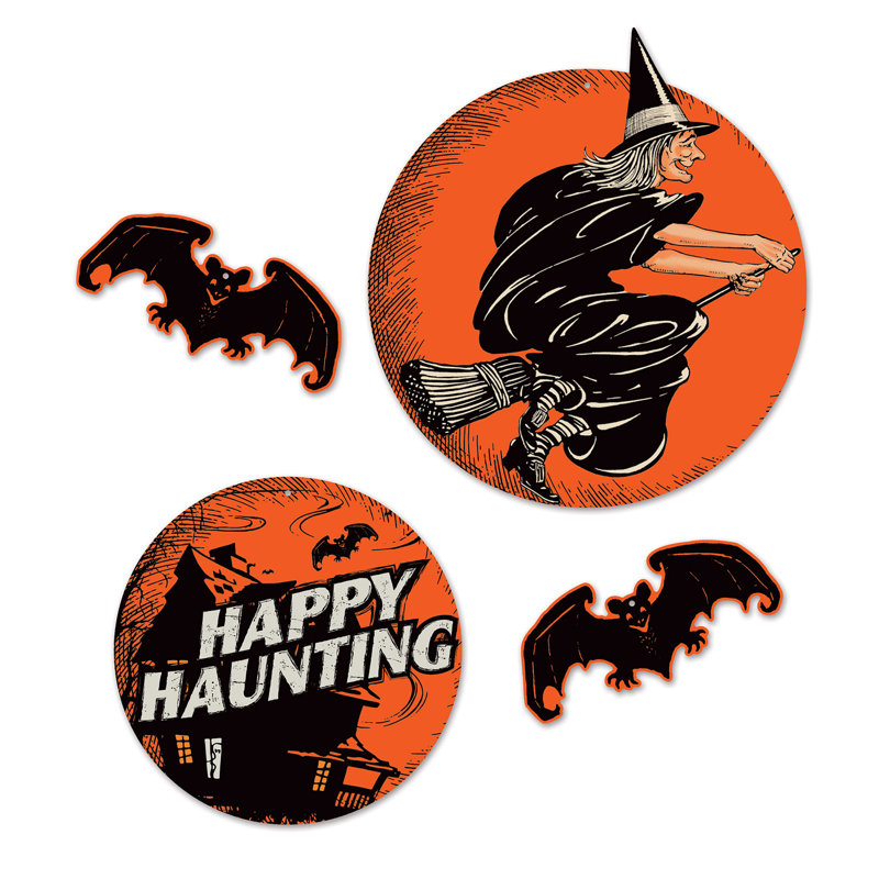 Découpes rétro d'Halloween
