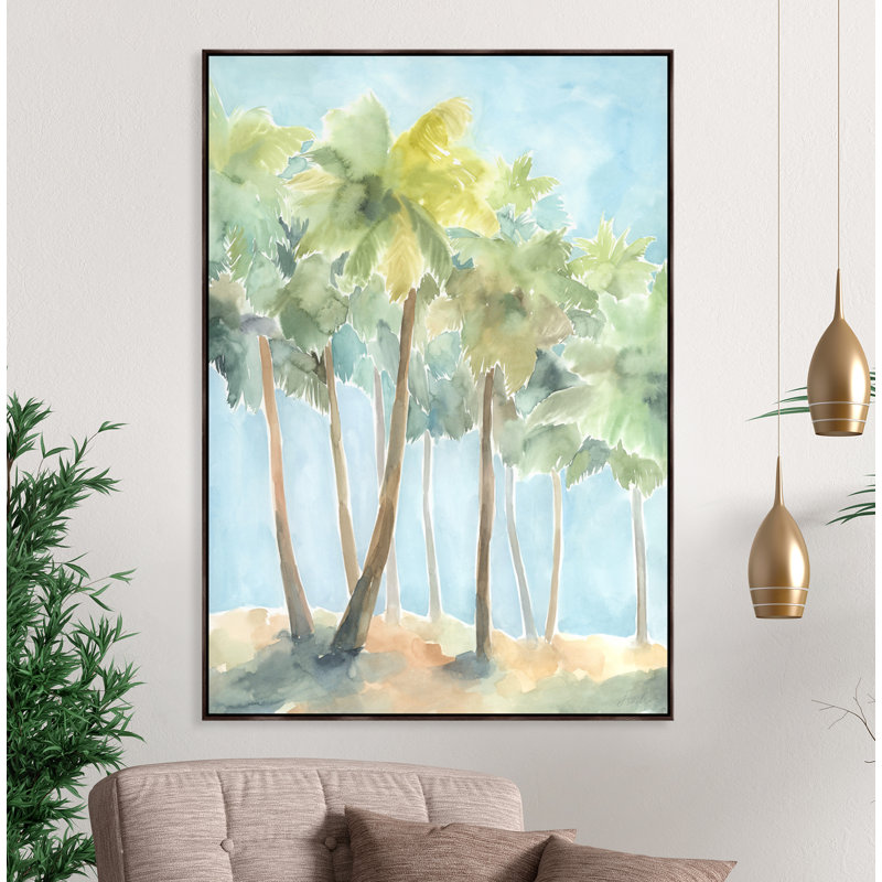 Under A Sunshine II Print by Janice Sadler, 44.5" H x 31.5" W x 1.5" D, Glass Coat