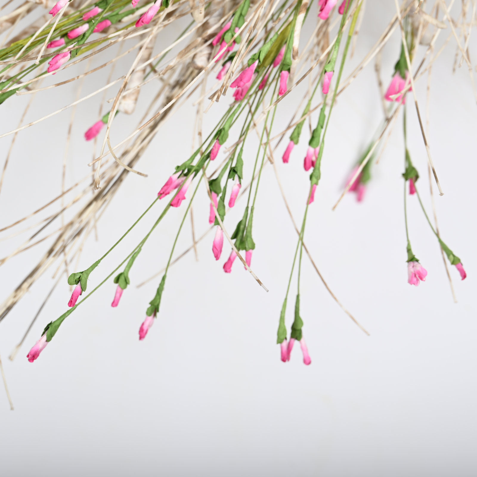 28" Handcrafted Birch, Wildflower Wedding Wreath