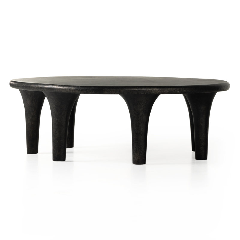 Table basse Zed, Noir brut