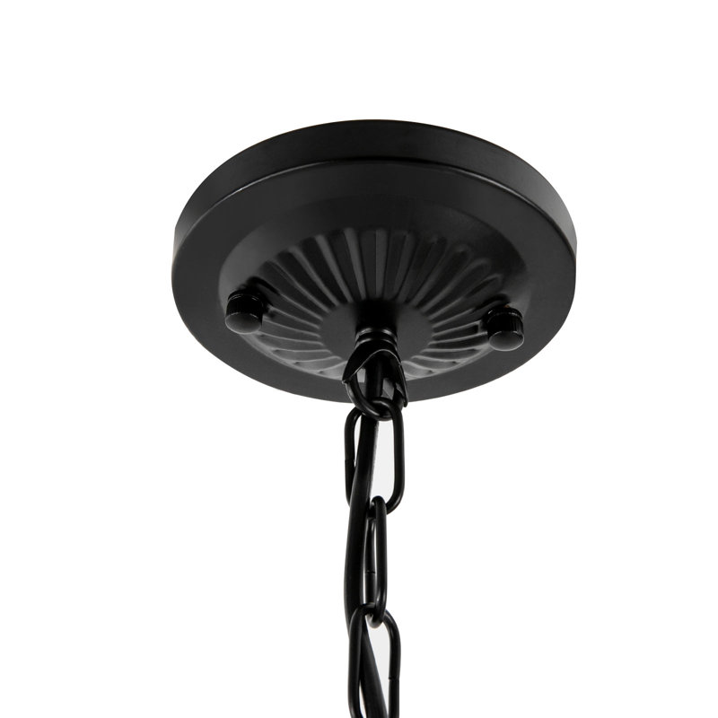 Lustre suspendu 3 lumières de style antique à hauteur réglable