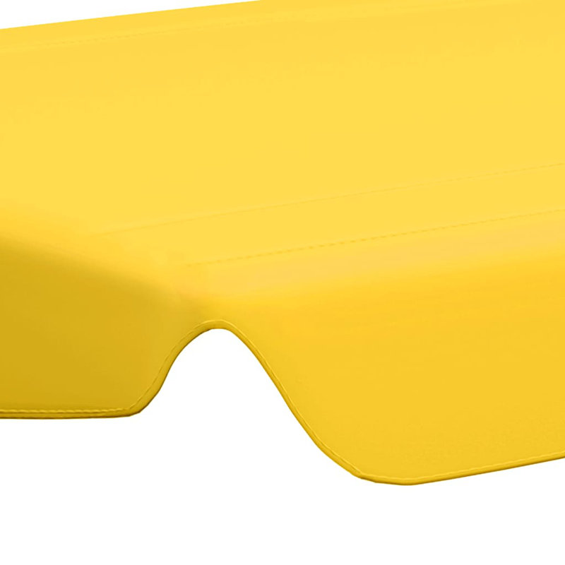 Auvent de remplacement en tissu orange Maylin, 74 po / l 66,1 po x P 57,1 po / 43,3 po, Jaune