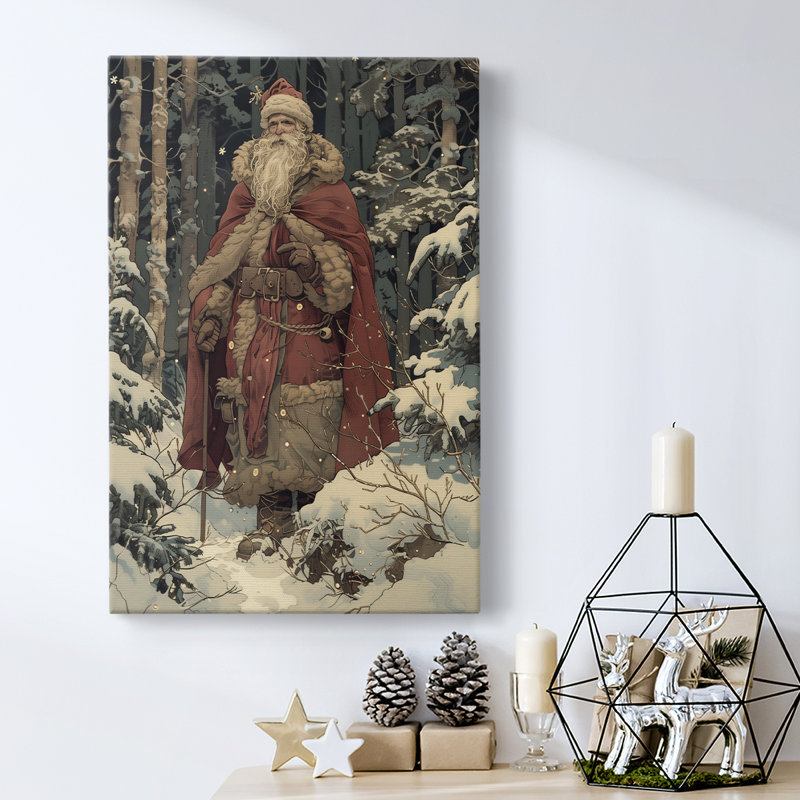 Art des Fêtes de Noël - Toile tendue avec châssis DCxxxii, H 18 po x l 12 po
