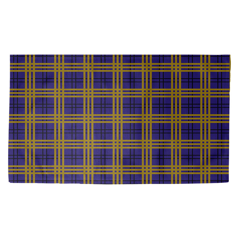 Plaid Indoor Rug, Rectangle 2' x 3'