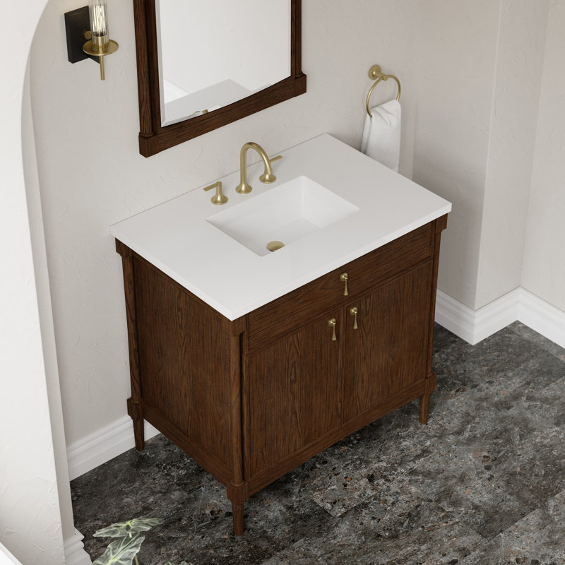 Kinnsden Mirror, Sable Oak, 38" x 26"