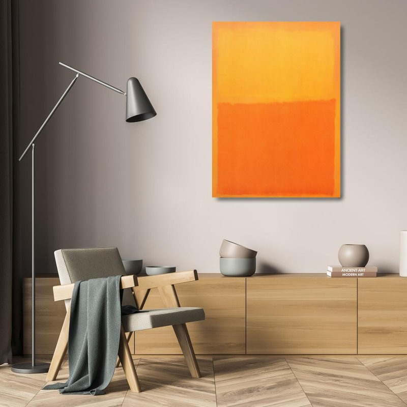 Orange and Yellow, 24" H x 18" W
