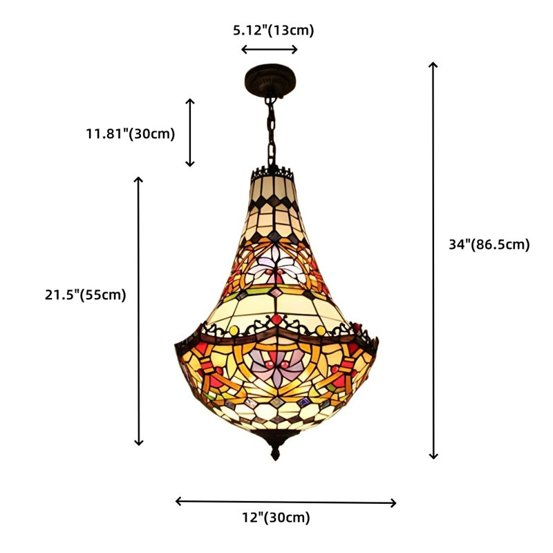 Lustre 3 lumières Honorine