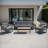 Coan Archlebov 5 Person Outdoor Patio Conversation Set Seating Group With Table And Swivel Chairs-1639099019