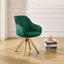 Velvet Swivel Accent Chair-1825405946