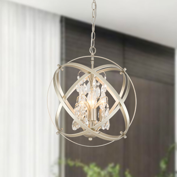 Laurel Foundry Modern Farmhouse Lustre en forme de globe à 4 lumières ...