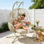 Chaise en métal rotin pour 2 personnes