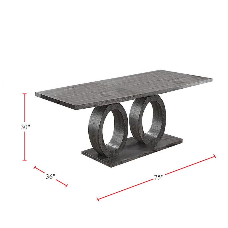 Extendable Solid Wood Dining Table