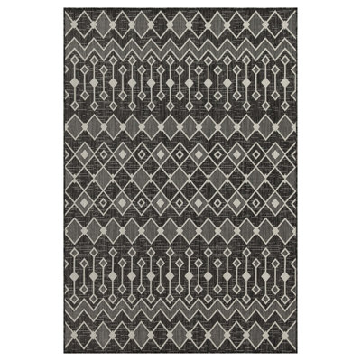 Sunshine Anthracite Indoor/Outdoor Area Rug