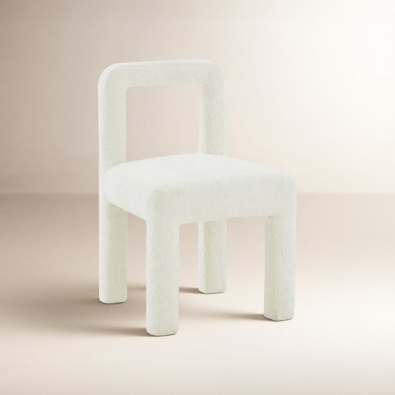 Chaise de salle à manger Blitz Boucle, Crème Boucle