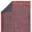Tapis rouge foncé / bleu tissé à la machine Kalinaire-68309629