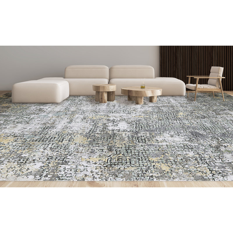 10-RP-GYGR Area Rug, Rectangle 7'11" x 9'11"