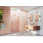 Umbra 48.25 in. x 78 in. Fully Frameless Wall Hinge Towel Bar Shower Door-236827769
