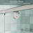 38" - 42" W x 71" H Pivot Swing Semi-Frameless Shower Door  with 1/4" (6mm) Crystal Clear Tempered Glass-107686610