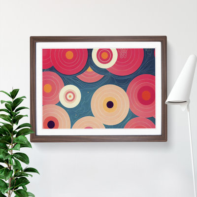 Bedazzled Abstract Flowers - Single Picture Frame Print