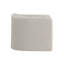 Fauteuil pivotant Birrit - crème colombe