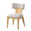 Ensemble de 2 chaises d'appoint Kennedy Natural