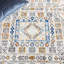 Tapis gris / bleu Chun-1917196425
