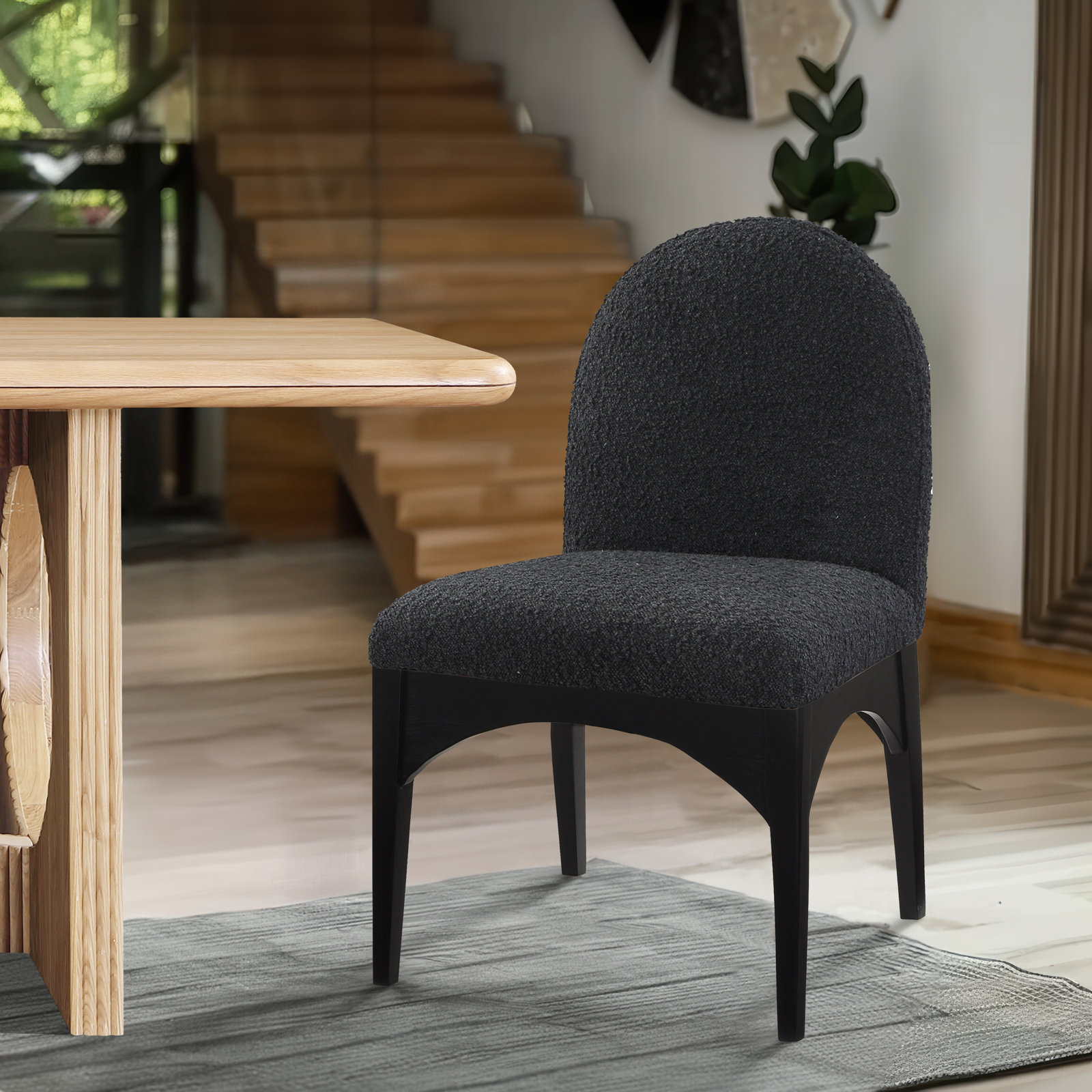 Waldorf Dining Chair, Black, Black