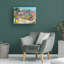 Art mural sur toile tendue - Art mural Shaggys Surf Shack de Bigelow illustrations pour le salon, la chambre à coucher ou le bureau - 24 x 32-234718267