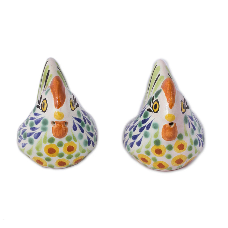 Salière et poivrière en céramique Novica