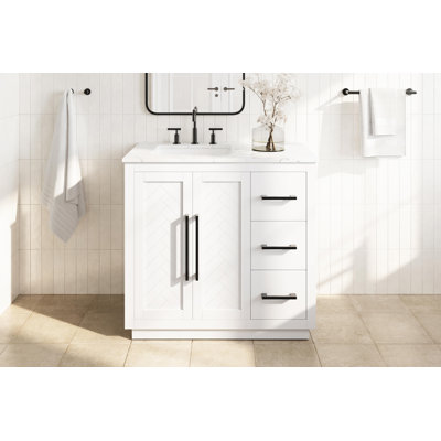 Meuble-lavabo simple 36 po