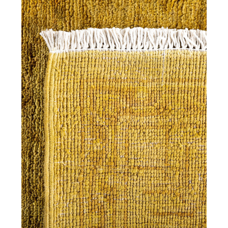Overdyed One-of-a-Kind 6' 3" X 9' 2" Hand Knotted Area Rug