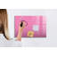 Magnetic Memo Board Whiteboard - 60 x 40 cm - Includes Marker and Magnets - Pink color