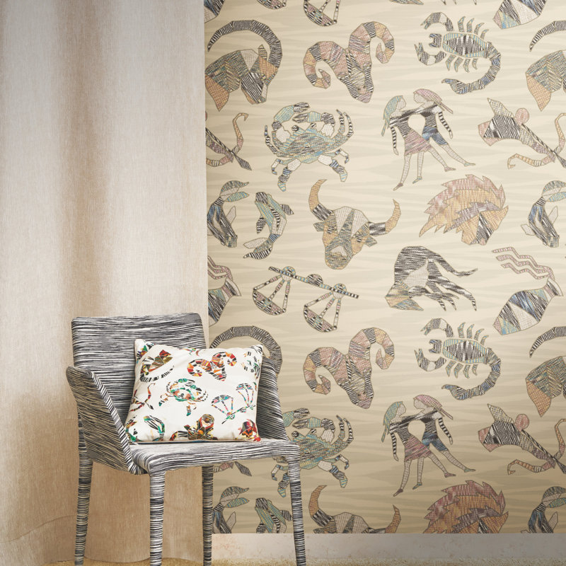 Rouleau double 4 constellations Missoni, Crème
