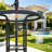 Outdoor Bar Set with Adjustable Umbrella