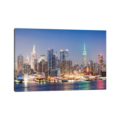 «Night in New York City» par Matteo Colombo - photographie sur toile tendue