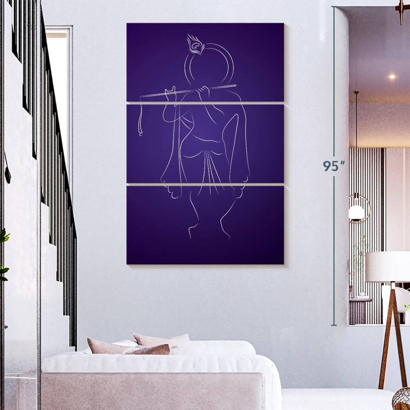 Adella Modern Krishna, 74" H x 48" W