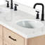 Meuble-lavabo double en bois massif Thornaby avec plateau en quartz Carrara de 1,5 po-938146492-915919275