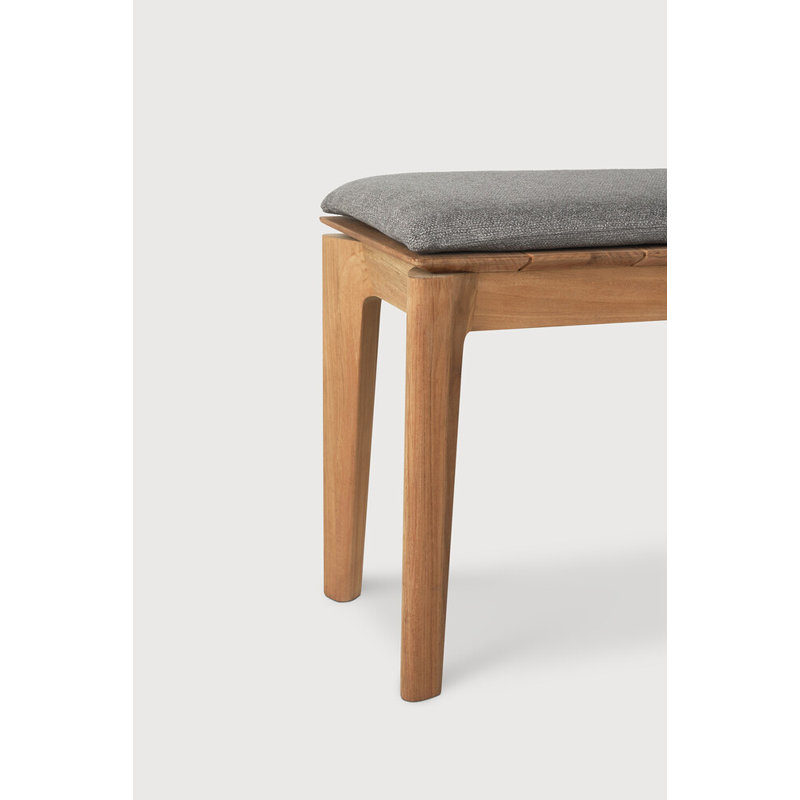 Bok Outdoor Teak Dining Bench, Mocha