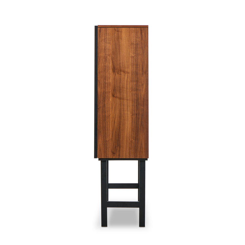 Hayward Cabinet-natural Walnut, Natural Walnut