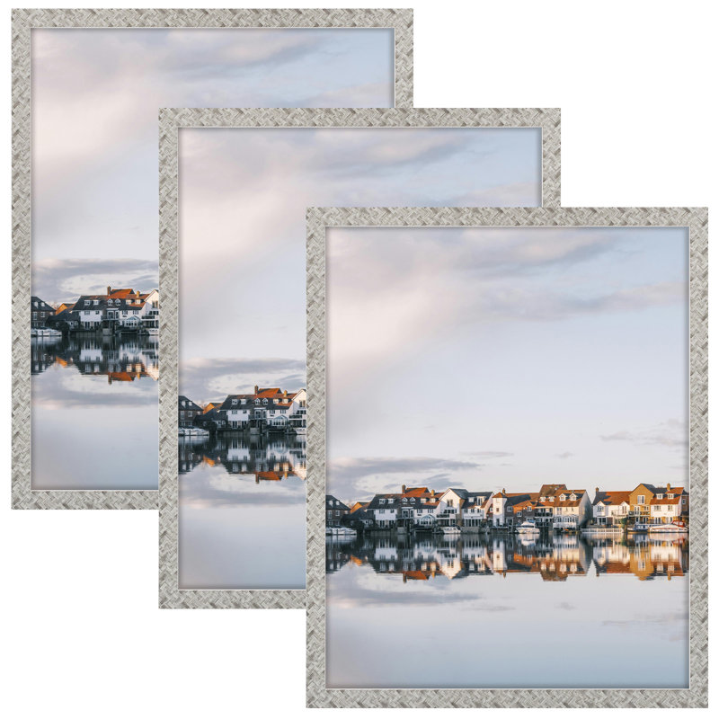 Wood Poster Picure Frame Set, 21.06" H x 17.05" W x 0.59" D